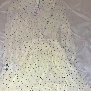 Zara polka dot dress